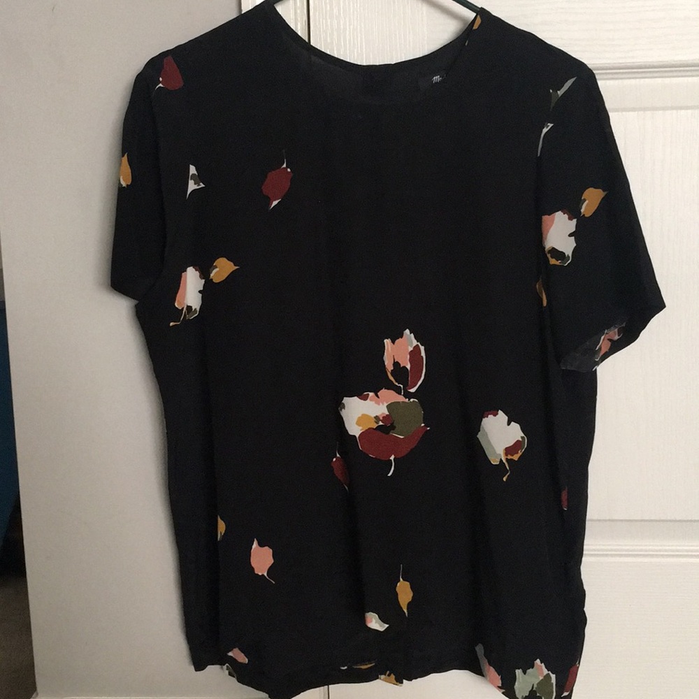 Madewell floral blouse